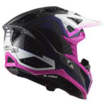 Kaciga LS2 Cross MX703 C X-FORCE CARBON VICTORY crno roza