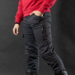 Pantalone LS2 STRAIGHT muške crno sive