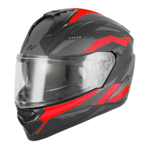 Kaciga NOX Full Face sa naočarima N304 S REVO RED MATT BLACK