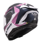 Kaciga LS2 Full Face FF817 CHALLENGER II FLAMAN belo roza