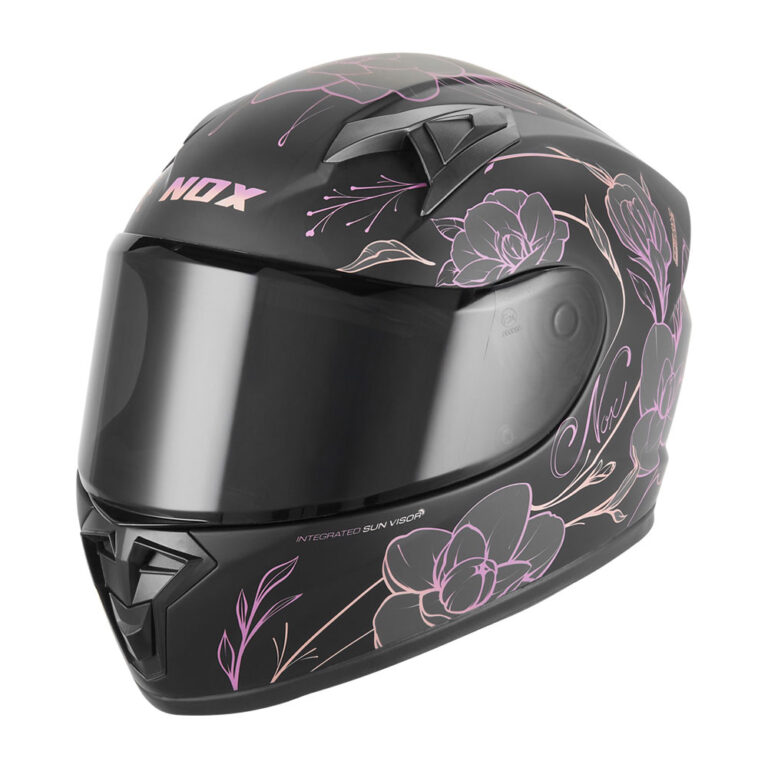 Kaciga NOX Full Face N731 SPRING mat roza dečija
