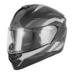 Kaciga NOX Full Face sa naočarima N304 S REVO MATT BLACK SILVER