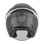 Kaciga NOX Jet N130 EKTO belo mat crna
