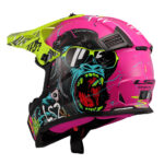 Kaciga LS2 Cross MX437 FAST II MINI GORILLA dečija ljubičasta