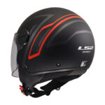 Kaciga LS2 Jet OF558 SPHERE LUX II MINIM crno crvena