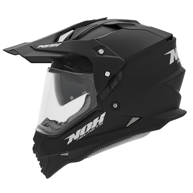 Kaciga NOX Enduro sa vizirom N312 TRAIL mat crna
