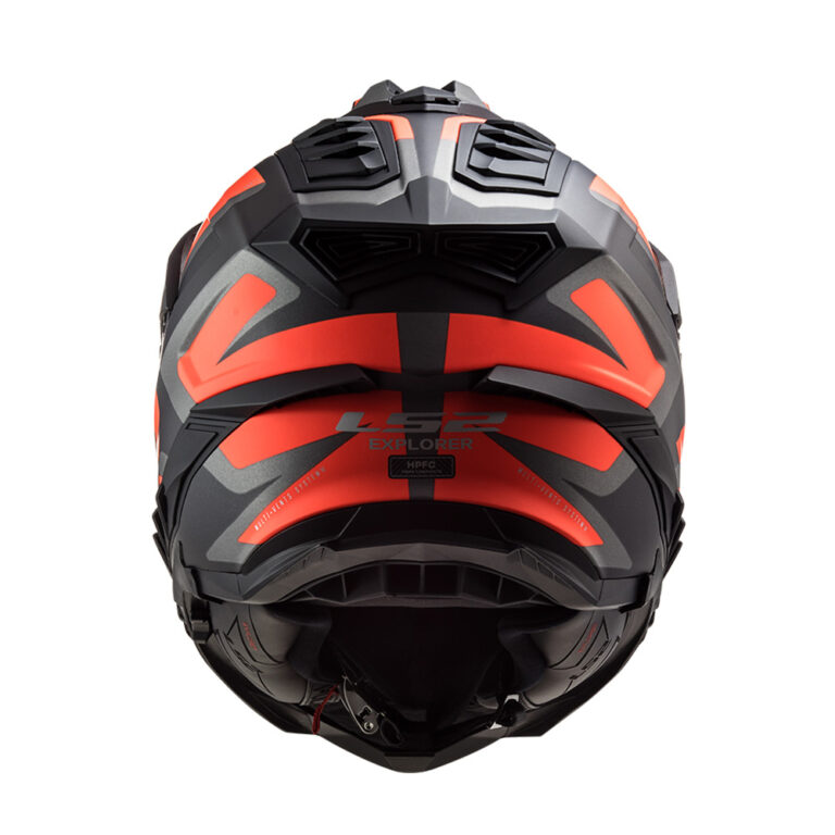 Kaciga LS2 Enduro MX701 EXPLORER ALTER mat crno narandžasta