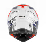 Kaciga NOX Cross N634 STORM crveno plavo bela