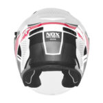 Kaciga NOX Jet N130 EKTO rozo bela