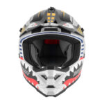 Kaciga NOX Cross N761 FIGHTER mat srebrna dečija