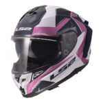 Kaciga LS2 Full Face FF817 CHALLENGER II FLAMAN belo roza
