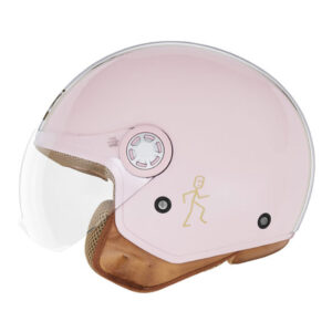 Kaciga NOX Jet 210 pastelno roza