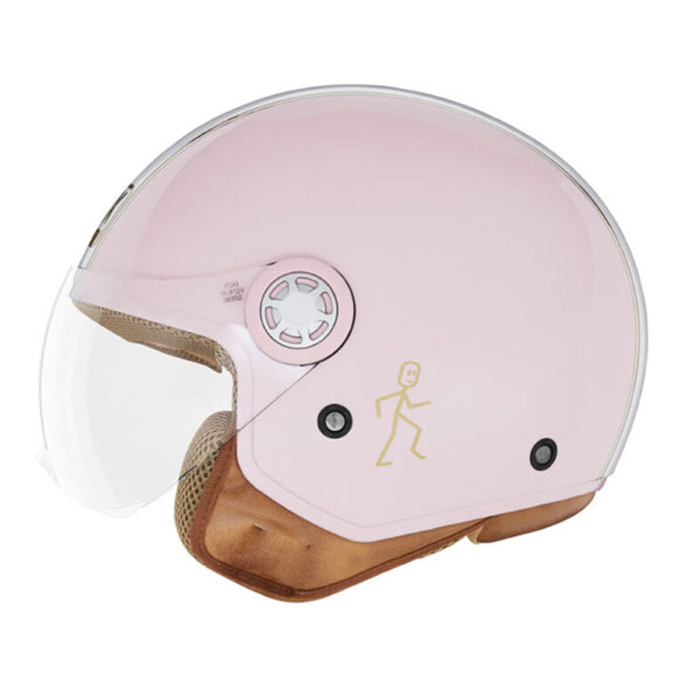 Kaciga NOX Jet 210 pastelno roza