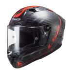 Kaciga LS2 Full Face FF805 THUNDER CARBON SPUTNIK sivo crvena