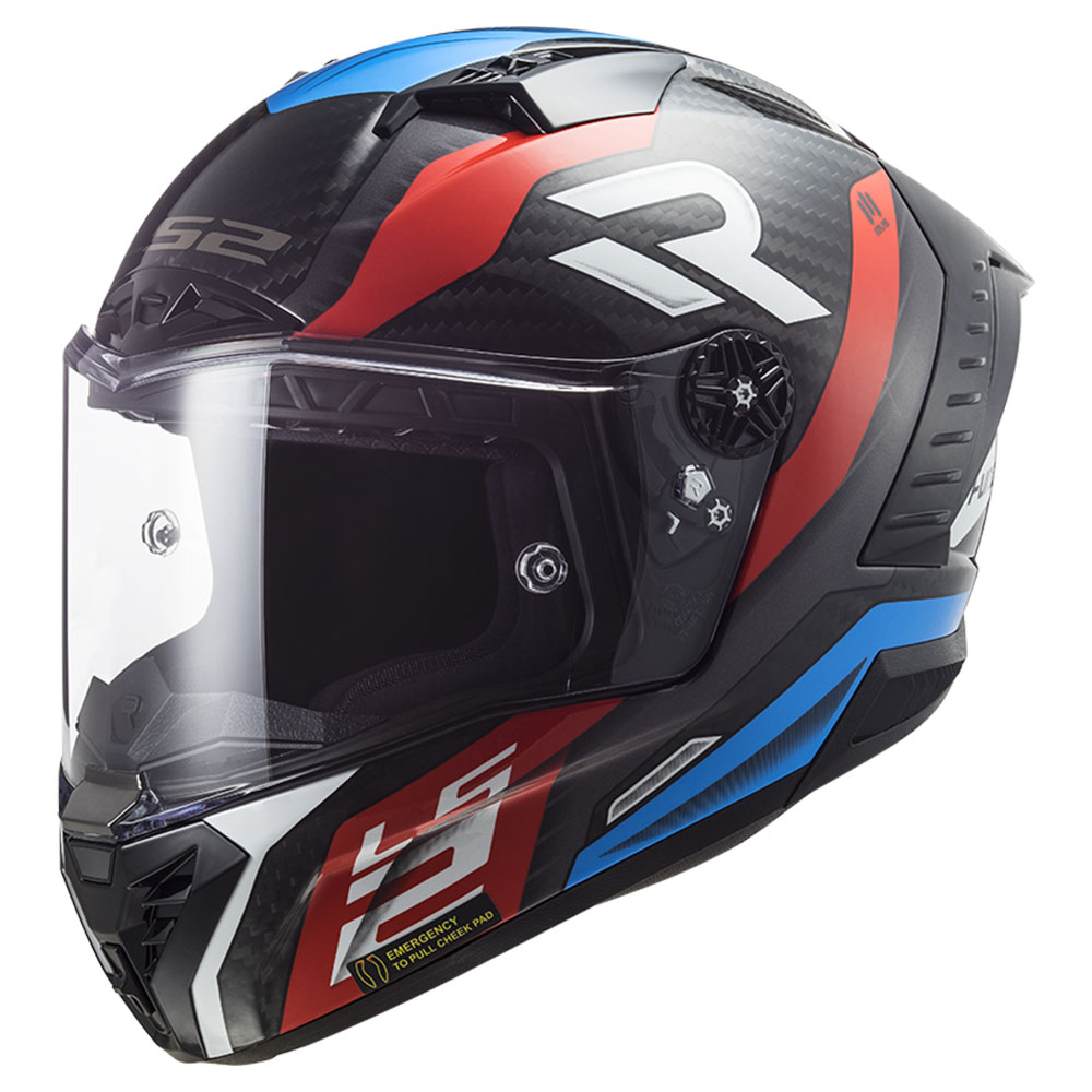 f247b720-e90f-497e-ae6e-04a4ffb71228 Kaciga LS2 Full Face FF805 THUNDER CARBON SUPRA crveno plava