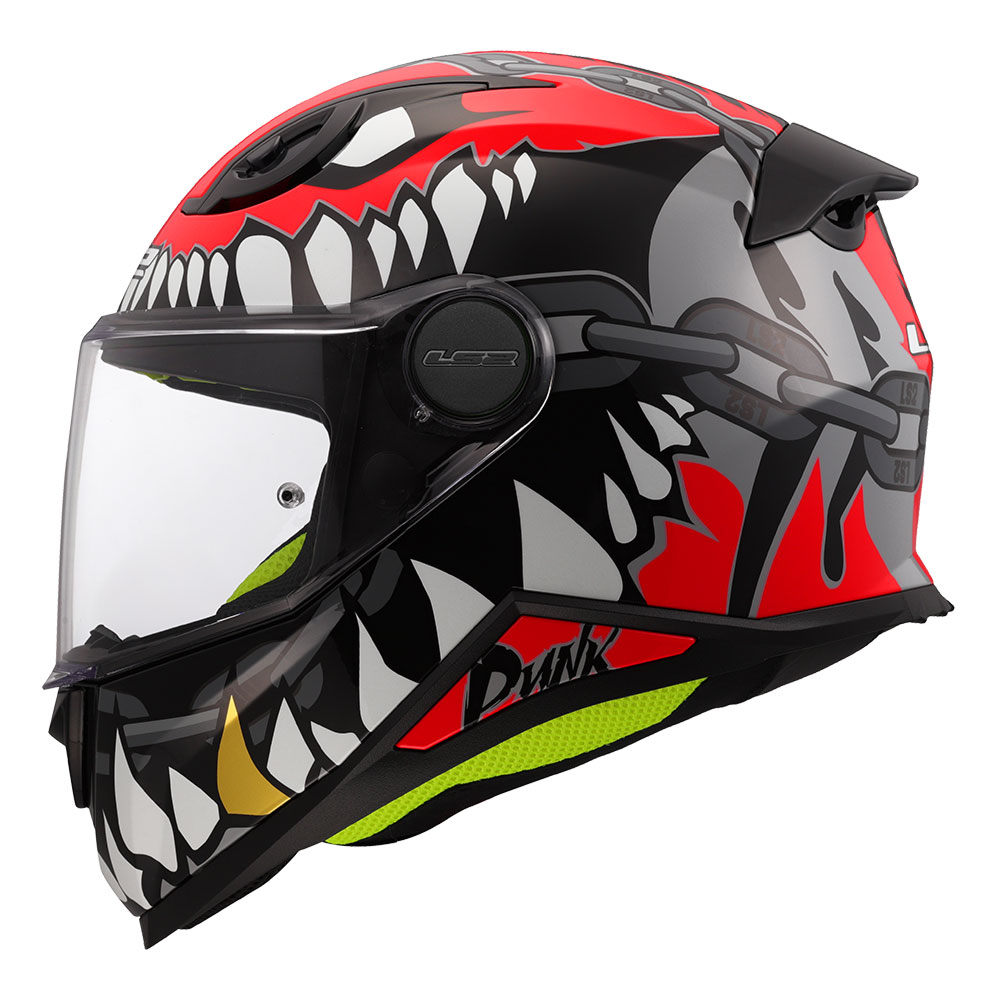 8144642d-0847-4187-98e1-6272e9774a24 Kaciga LS2 Full Face FF812 KID PUNK dečija sivo crvena
