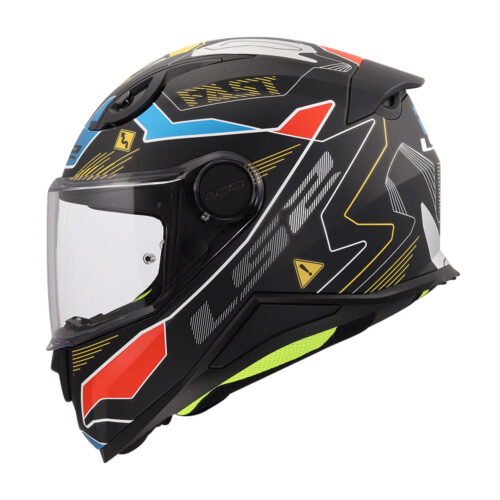 Kaciga LS2 Full Face FF812 KID ZERO sivo crvena dečija
