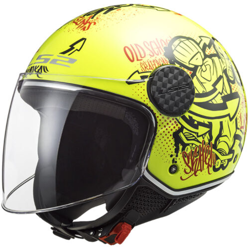 Kaciga LS2 Jet OF558 SPHERE LUX SKATER žuta