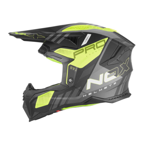 Kaciga NOX Cross N634 STORM žuto mat crna