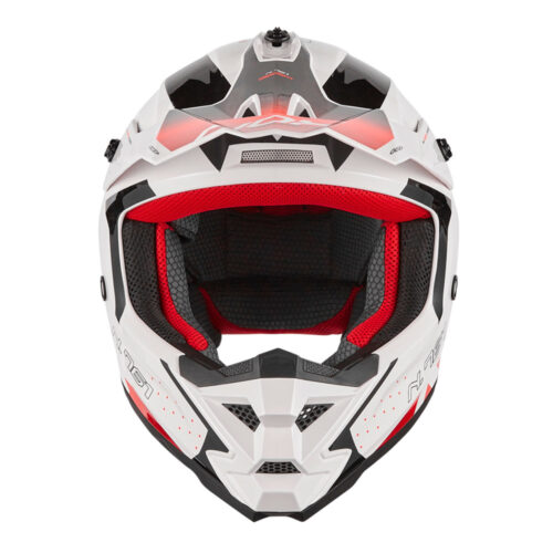 Kaciga NOX Cross N761 GRADIANT crveno bela dečija