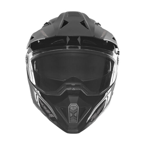 Kaciga NOX Enduro N350 sa vizirom sjajno crna