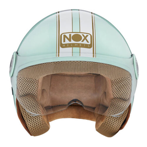 Kaciga NOX Jet 210 pastelno zelena