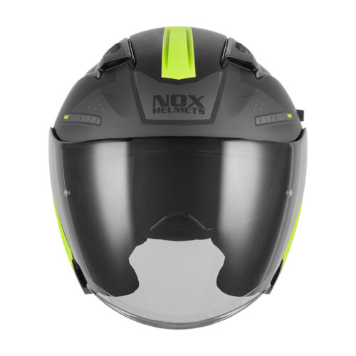 Kaciga NOX Jet N130 EKTO mat crno žuta