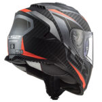 Kaciga LS2 Full Face FF800 STORM II RACER mat titanium narandžasta sa naočarima