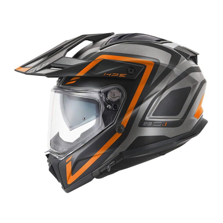 Kaciga GIVI Enduro 80.1 APEX mat titanium crno narandžasta