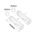 Gume ručke Ariete 01690/F/24 125 mm otvorene fi 26mm BMW sa grejačima