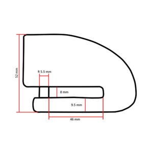 Katanac za disk fi 5.5mm Exantoo