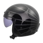 Kaciga LS2 Jet OF601 BOB II COSMIC crno siva
