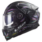 Kaciga LS2 Full Face FF811 VECTOR II TROPICAL belo crna sa naočarima