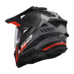 Kaciga LS2 Enduro MX701 EXPLORER HEXA crveno siva