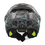 Kaciga LS2 Jet OF622 FUNNY II SCRIBBLE sivo plava