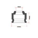 Teflon ventila Suzuki GS 500 Athena