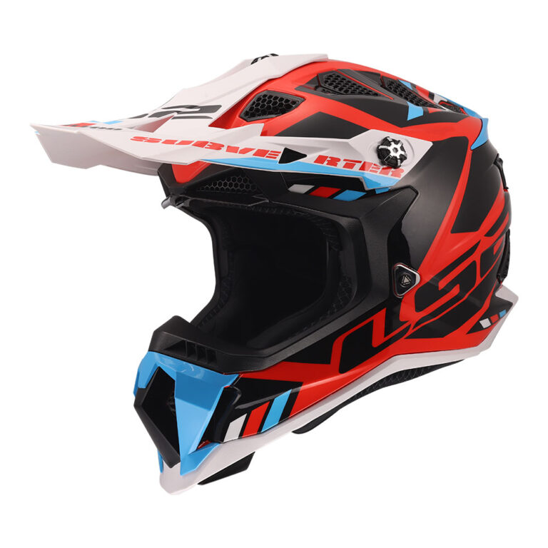 Kaciga LS2 Cross MX700 SUBVERTER EVO II STOMP belo plavo crvena