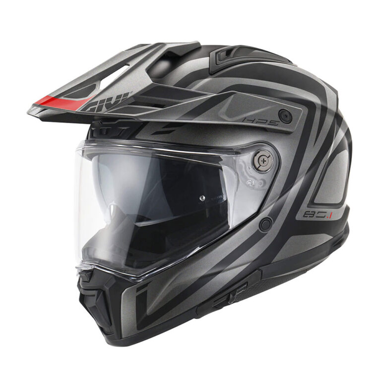 Kaciga GIVI Enduro 80.1 APEX mat crno titanium crvena