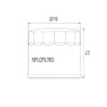 Filter ulja HF515 Hiflo