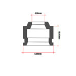 Teflon ventila Aprilia Atlantic/Scarabeo 500cc Athena kom