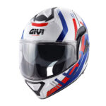 Kaciga GIVI Flip Up X30 PULSAR belo plavo crvena