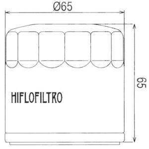 Filter ulja HF554 Hiflo