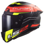 Kaciga LS2 Full Face FF805 THUNDER CARBON ATTACK crveno žuta
