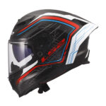 Kaciga LS2 Full Face FF807 DRAGON SUBIC belo plavo crvena