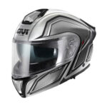 Kaciga GIVI Flip Up X50 HOLOGRAM srebrno crna