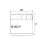 HIFLOFILTRO MOTO FILTER ULJA  (HF138)