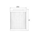 HIFLOFILTRO MOTO FILTER ULJA  (HF152)