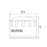 HIFLOFILTRO FILTER ULJA (HF165)