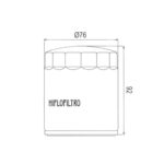 HIFLOFILTRO FILTER ULJA  (HF171B)