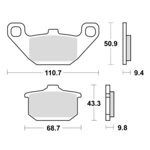 TRW KOCIONE PLOCICE (MCB532)